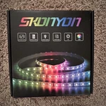 Skonyon Multicolor Led Rope Strip, 5M/16.4FT Tape With Remote Nib. Fixed Price $36.90.