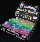 48 Big Light-up Led Jelly Rings Bumpy Rubber Flashing Party Wedding Dance Rave. Fixed Price $48.00.