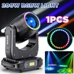 200W Led Moving Head Lights 8PRISM Rgbw Gobo Beam Spot Dj Disco Dmx &case. Fixed Price $176.79.