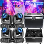4X 150W Led Moving Head Lights 18 Prism Rgbw Gobo Beam Stage Dj Disco Dmx. Fixed Price $115.02.