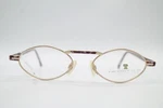 Vintage Neostyle Forum 551 Gold Multicolored Oval Glasses Frame Nos. Fixed Price $62.78.