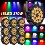 10X270W Lights Rgbw 18LED Stage Lighting Dj Disco Party Club Show Dmx. Fixed Price $435.59.