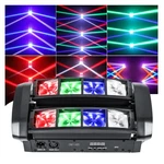 Zkymzl Rgbw Moving Head Dj Lights Led Spider Beam Stage Lighting Sound Activated. Fixed Price $76.87.