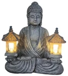 Buddha Statue For Home And Outdoor Decor Solar Powered Flickering Led,garden. Fixed Price $39.98.