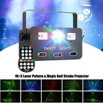 Pattern Stage Magic Ball Laser Projector Led Rgby Strobe Dj Disco Lighting. Fixed Price $36.99.