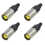 (4 Pack) Genuine Neutrik NE8MX Ethercon Cable Connector For Pre-assembled RJ45. Fixed Price $21.95.