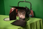 Strand Quartz Color 1K, Black, With Barn Doors Stage Spot Light. Fixed Price $80.00.