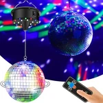 10 Rpm Disco Ball With Motor And Mirror Plug/battery Powered. Fixed Price $49.75.