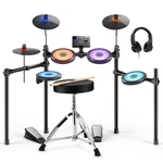Donner DED-70L Led Light Up Electric Drum 2 Pedals 150 Sounds Complete Kit. Fixed Price $209.99.