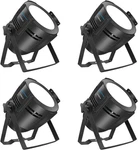 Betopper 4 Pack 200W Cob Led Stage Lights W/ Stand Warm/cool White Nib. Fixed Price $499.99.