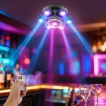 100W 6 Arms Rotating Stage Light, Dj Disco For Bands, Bars, Pubs, Clubs. Fixed Price $109.01.