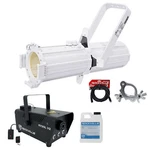 Chauvet Dj Eve E-50Z Ellipsoidal White Gobo Spot Light+fog Machine+cable+clamp. Fixed Price $765.80.