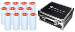 Rockville 12 Pack Mini Halo White Dj Wash Effect Lights+wireless Charging Case. Fixed Price $949.95.