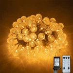 49 Ft 100 Led Globe Ball String Lights 8 Modes Crystal Bubble. Fixed Price $36.87.