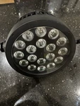 Adj 18P Hex IP65 12 Watt Rgbaw Led Par Light Green No Working. Fixed Price $280.00.