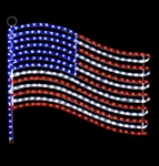 Nib Led Rope American Flag Decor Lighted Sign 26 Brand New. Fixed Price $54.40.