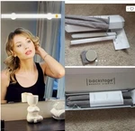 Backstage Beauty Lights Led Cordless Travel Case Portable W/mirror Diy Makeup Sa. Fixed Price $5.00.
