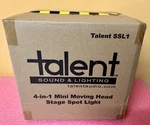 Talent - SSL1 Rgbw Led 4 Dmx Mini Moving Head Stage Spot Light. Fixed Price $75.00.