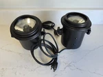 Superstar Lighting Model No. PL-1001UL Par 36 Pin Spot Wall Mount Set Of 2. Fixed Price $99.99.