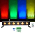 Rockville Best Strip 60 Black Rechargeable Wash Light Bar/wireless Dmx+rgbwa+uv. Fixed Price $169.95.