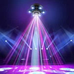 100W 6 Arms Rotating Stage Light, Dj Disco For Bands, Bars, Pubs, Clubs. Fixed Price $100.55.
