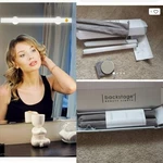 Backstage Beauty Lights Led Cordless Travel Case Portable W/mirror Chrome. Fixed Price $17.99.