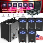 8PACK 6X18W Rgbwa+uv Battery Powered Wireless Dmx Led Par Lights Dj Uplighting. Fixed Price $169.99.