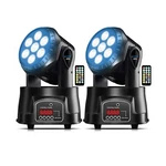 Betopper Moving Dj LIGHTS,7 X 8W Rgbw Stage Lighting Mini Head, D.... Fixed Price $201.23.