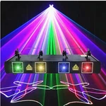 4 Lens Beam Rgby Dj Disco Laser Stage Party Show Dmx 7CH Lighting. Fixed Price $169.99.