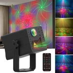Portable Rgb Led & Laser Projector Light Sound Activated, Usb Rechargeable. Fixed Price $43.05.