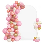 Vevor Wedding Arch Backdrop Stand Metal Party With Cover Set 7.2 X 4 Ft. Fixed Price $33.99.