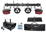 Chauvet Dj Gigbar Flex DERBY+(2) Par Can Lights+footswitch+fogger W/ Led's. Fixed Price $539.99.