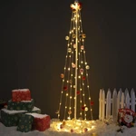 Yescom Led Xmas Cone Tree Light Battery 8 Modes Remote Timer Indoor Gift 3FT. Fixed Price $35.90.