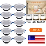 10-40 Pcs 7W Ceiling Dimmable Downlight Panel Spotlight 85-265V. Fixed Price $126.89.