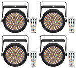 4) Chauvet Dj Ezpar 64 Rgba Ils Rechargeable Battery Led Wash Up-lights. Fixed Price $700.00.