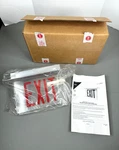 Philips Exit Sign Ceiling Mount T45VL1RC Red Letters Single Face 120/277VAC. Fixed Price $75.00.