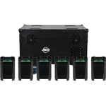 American Dj Mirage Q6 Pak Black 6-LED Wash Lights With Charging Case Remote. Fixed Price $3694.00.