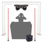 Chauvet Dj Freedom Flex Stick X4 Led Tube 4-PACK & Gigbar Bridge Ils. Fixed Price $2067.40.