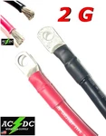 2 Gauge Awg Custom Battery Cables - Solar, Marine, Power Inverter Tinned Wire. Fixed Price $89.49.