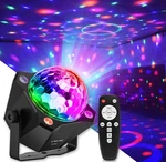 Disco Ball Party Lights Voice Controlled Strobe Dj Stage Lighting Christmas. Fixed Price $21.89.