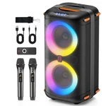 Jyx Home Large Bluetooth 5.3 Speaker Karaoke Machine+mic & Led Party Disco Light. Fixed Price $109.99.