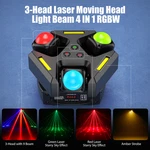 Triple Head Effect With Starlight Beam And Strobe For Home Theater Party. Fixed Price $105.44.