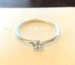 Pandora Celestial Sparkling Star Solitaire Ring #190026C01 +cloth +tag +gift Box. Fixed Price $31.25.