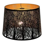 Inch Large Lamp Shade Table Floor Light 12X14X10 Pattern Trees Black. Fixed Price $89.99.