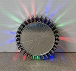 Lava Lite Rotating Rays Lamp Base Chrome Color Disco Lights Rare Htf. Fixed Price $99.95.
