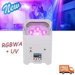 108W Wireless Led Light 6IN1 Rgbwauv Dmx Rechargeable Stage Party Wash. Fixed Price $109.99.