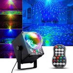 Party Dj Disco Stage Light With Sound Activated And 60 Color Changing Led Rgb.... Fixed Price $34.81.