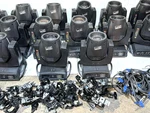 Clay Paky Sharpy Black Beam Moving Head Lights (lot Of 4) (trueheartsound). Fixed Price $2596.00.