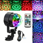 Usb Recharge Dj Disco Stage Light Club Party Effect Crystal Magic Ball + Remote. Fixed Price $15.59.