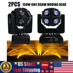 Dj Moving Head Disco Beam Led Sport Football Stage Lighting Rgbw 12X10W. Fixed Price $153.39.